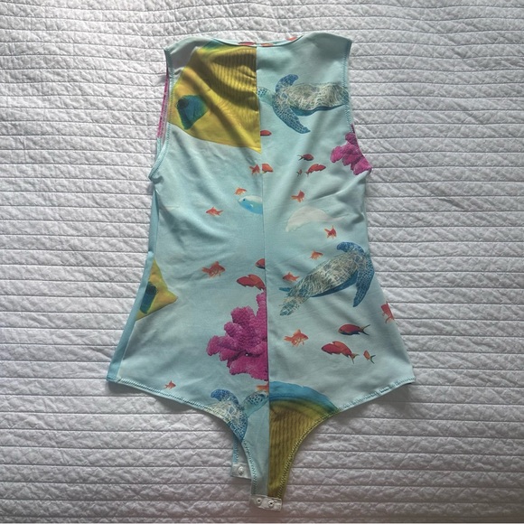 ZARA⭐️ Sea Motif Ocean Reef Bodysuit - Picture 5 of 7